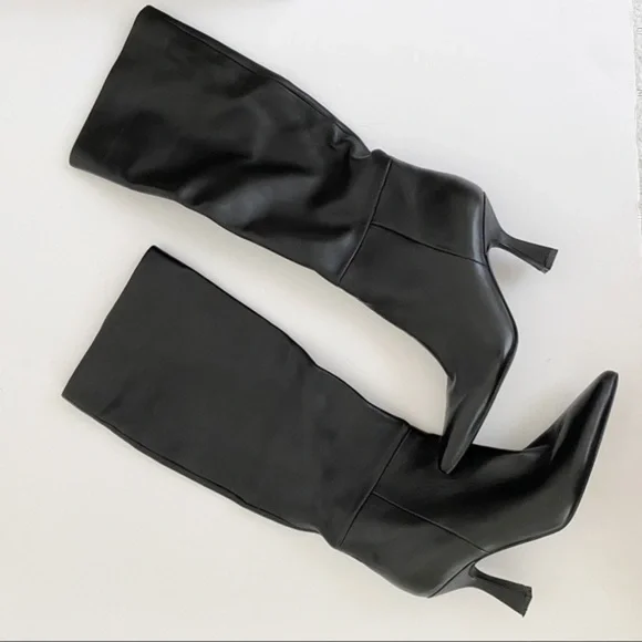 Marc Fisher black HALLIE BOOT - Picture 6 of 14